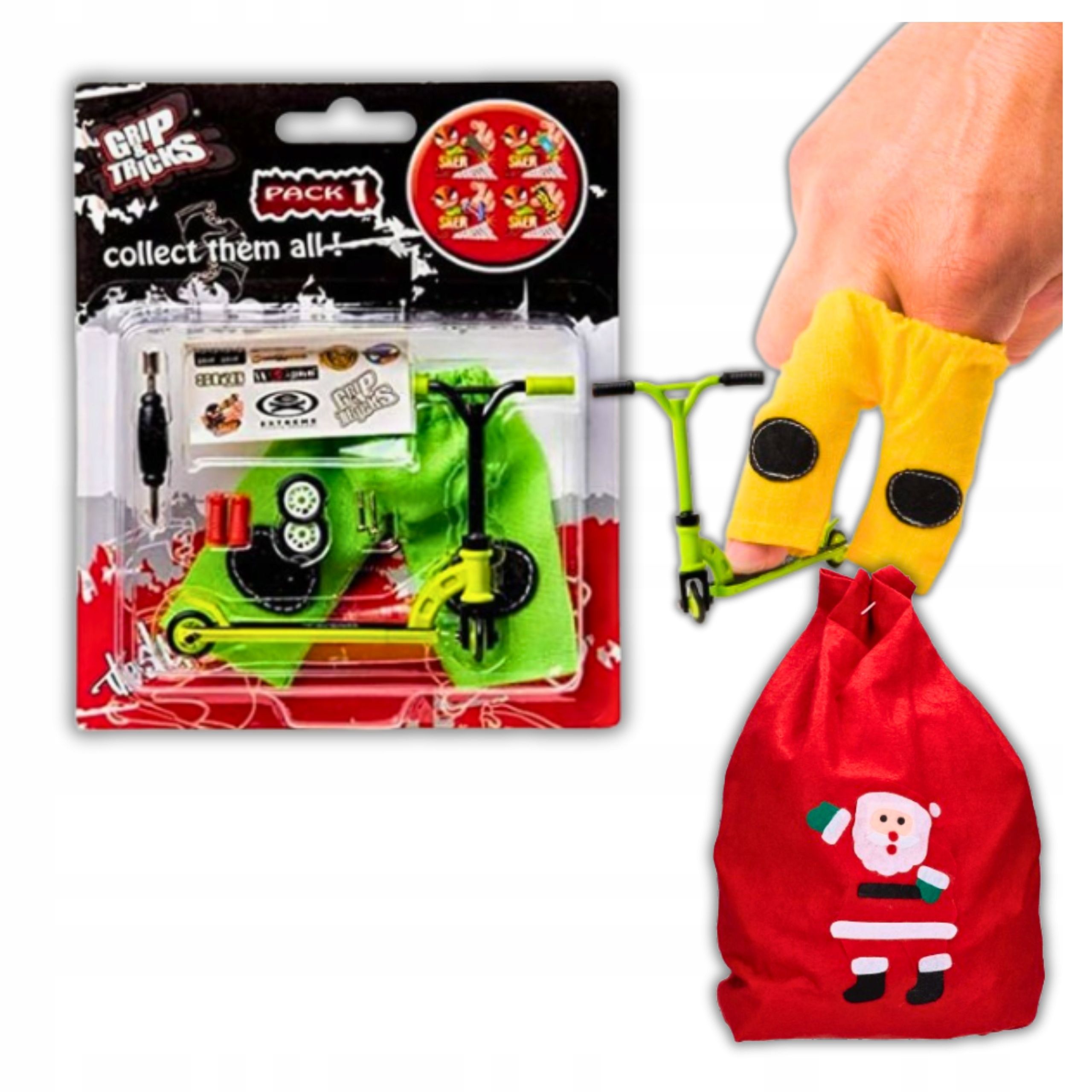  Finger scooter mini skrejritenis fingerscooter mazs dāvana metāls zaļš