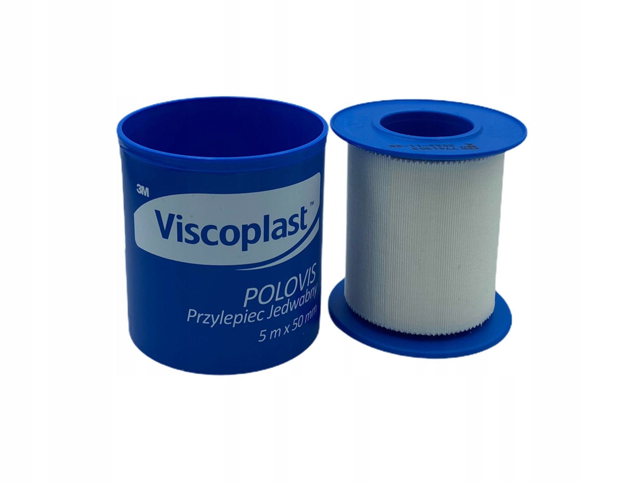  Viscoplast roll-on-pflaster polovis + 5m x 50mm weiß x 3 pcs.