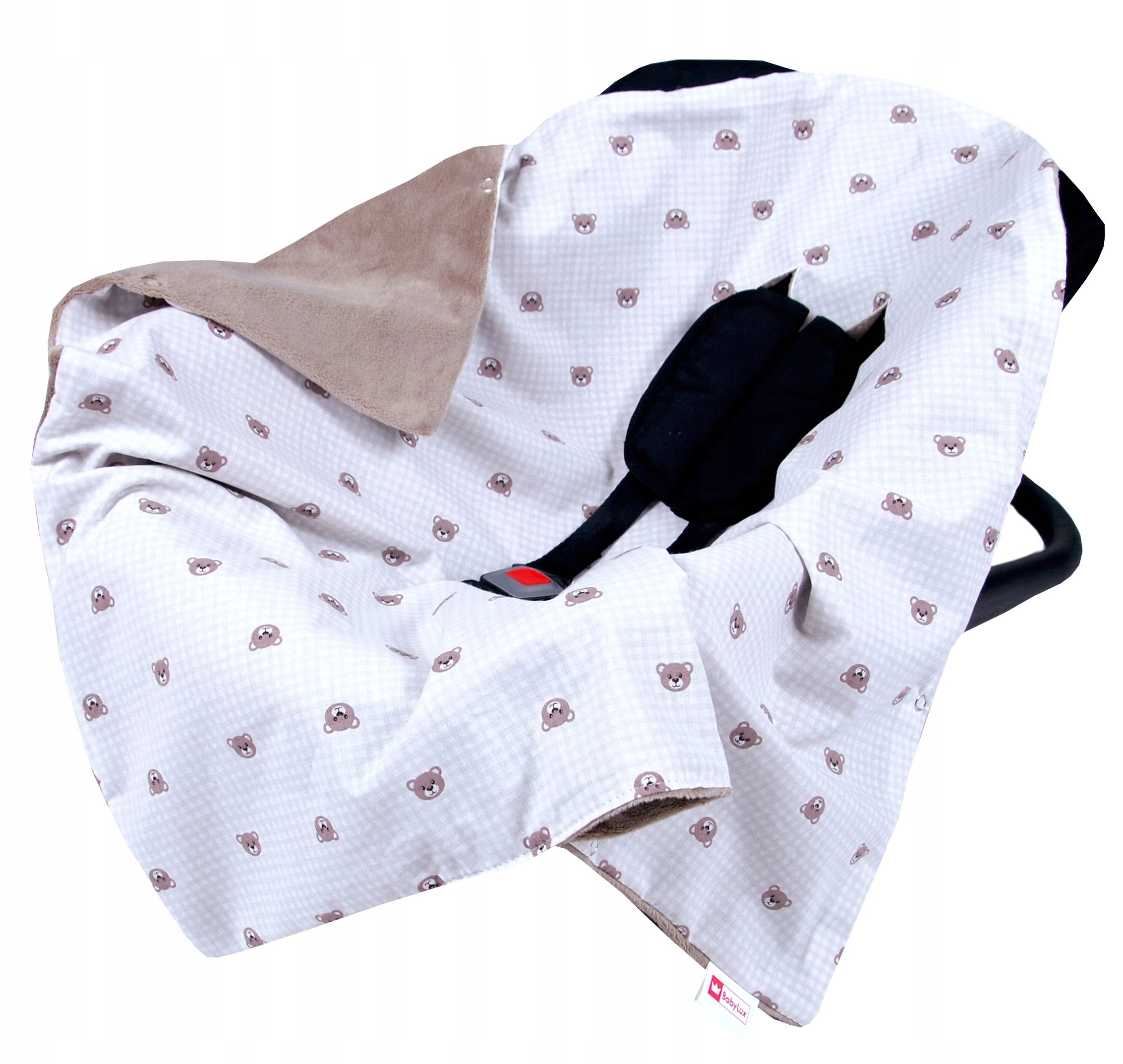  Babylux zakryté prikrývka prikryť pre autosedacku pre dopravcu mušelín muslin