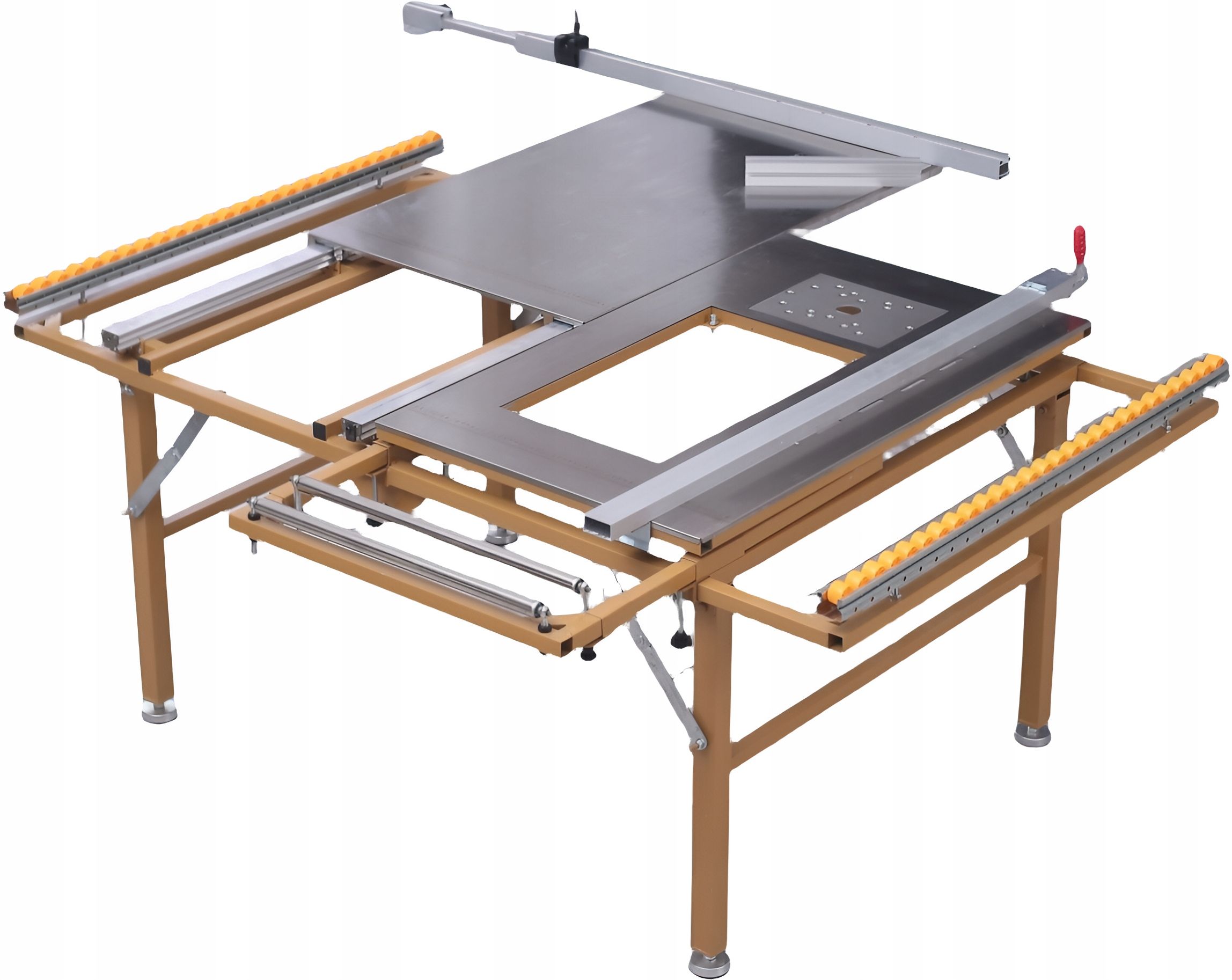  Woodworking machine gluing machine trendeco mobile +assembly table working milling