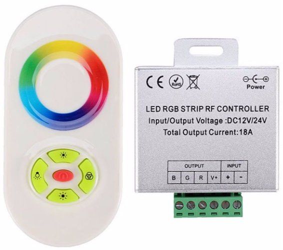  Valdiklio rgb valdiklio rf radijo 10p mini led 01