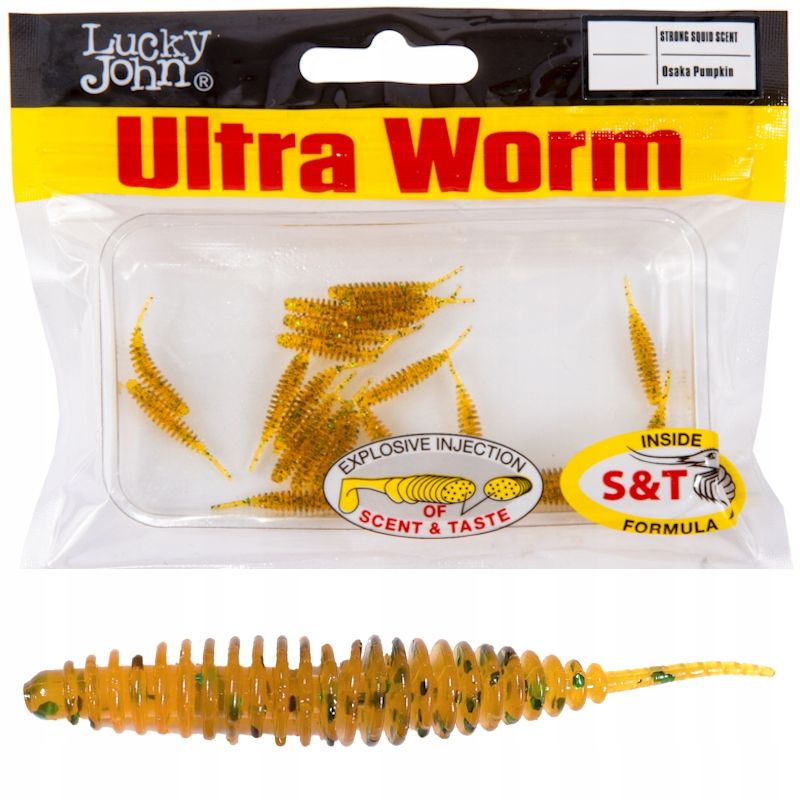  Guma kirminas lucky john ultraworm 2.0'' 5cm s13 purple plum 9x ant czeburaszke