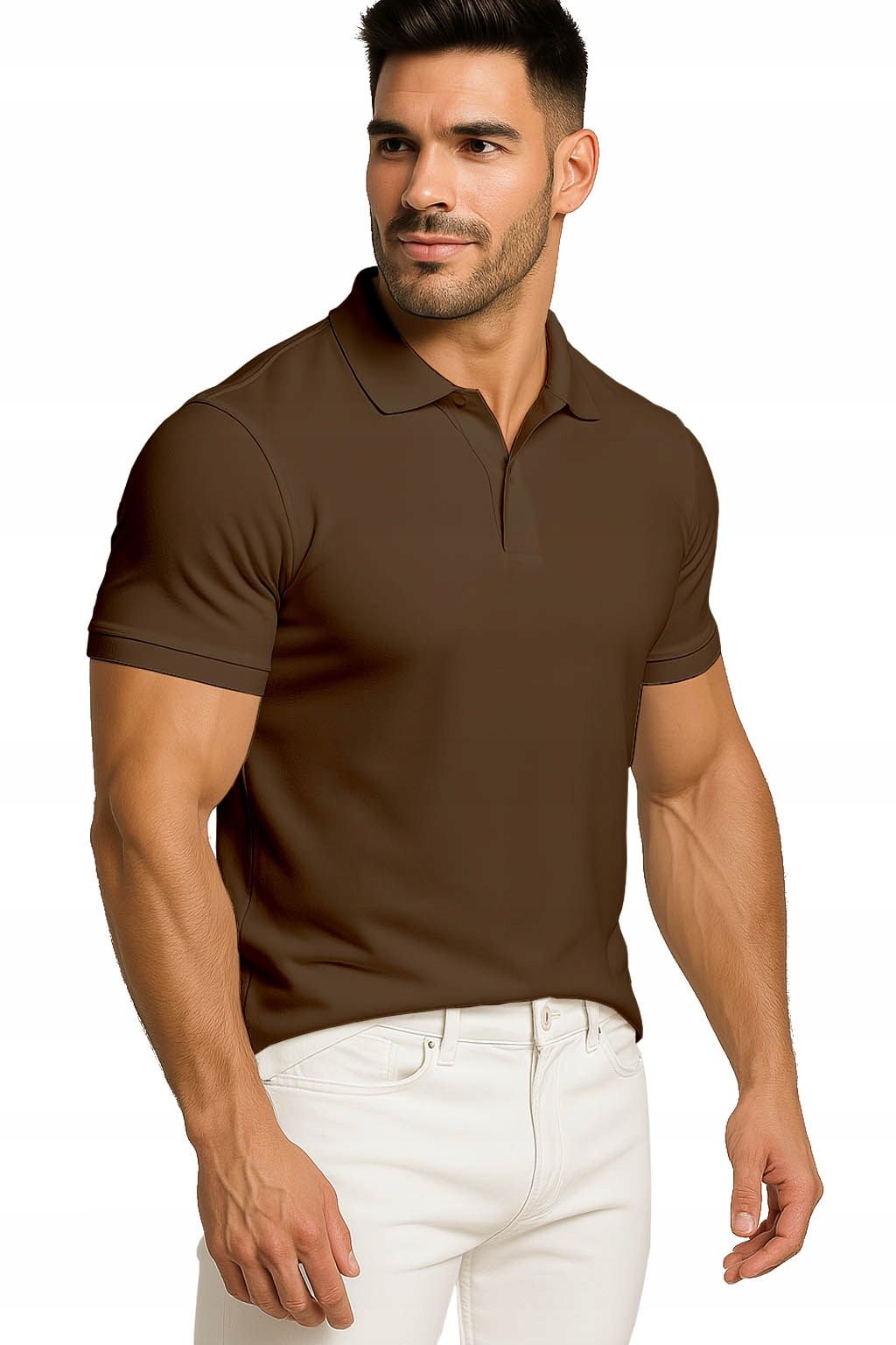  Men&#39;s polo shirts t-shirt elegant reinforcement cotton with collar m