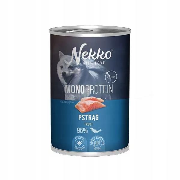  Nekko monoprotein adult toit märg koera jaoks lambaliha riisiga 400g