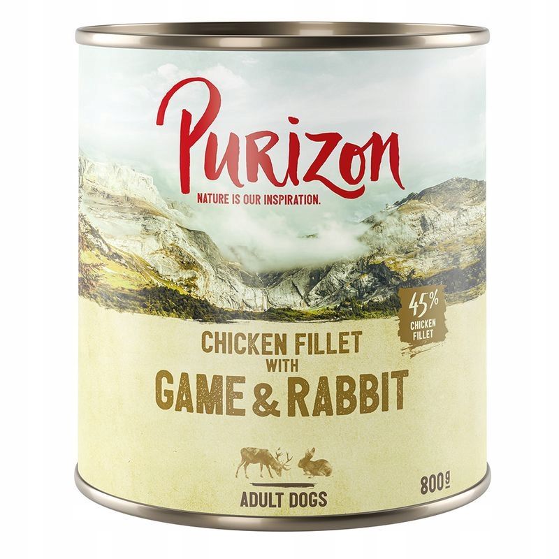  Purizon adult losos se špenátem i kokos 6x800g konzervované jídlo pro psy
