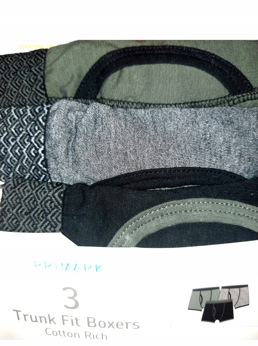  Boxerky nohavičky na 6-7 rok primark 122 7 párov čierny
