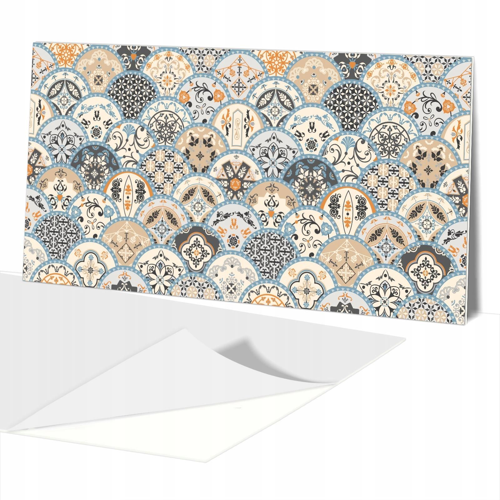  Lipīga plāksne pvc paneļi uz sienas marokānis patchwork 100x50cm