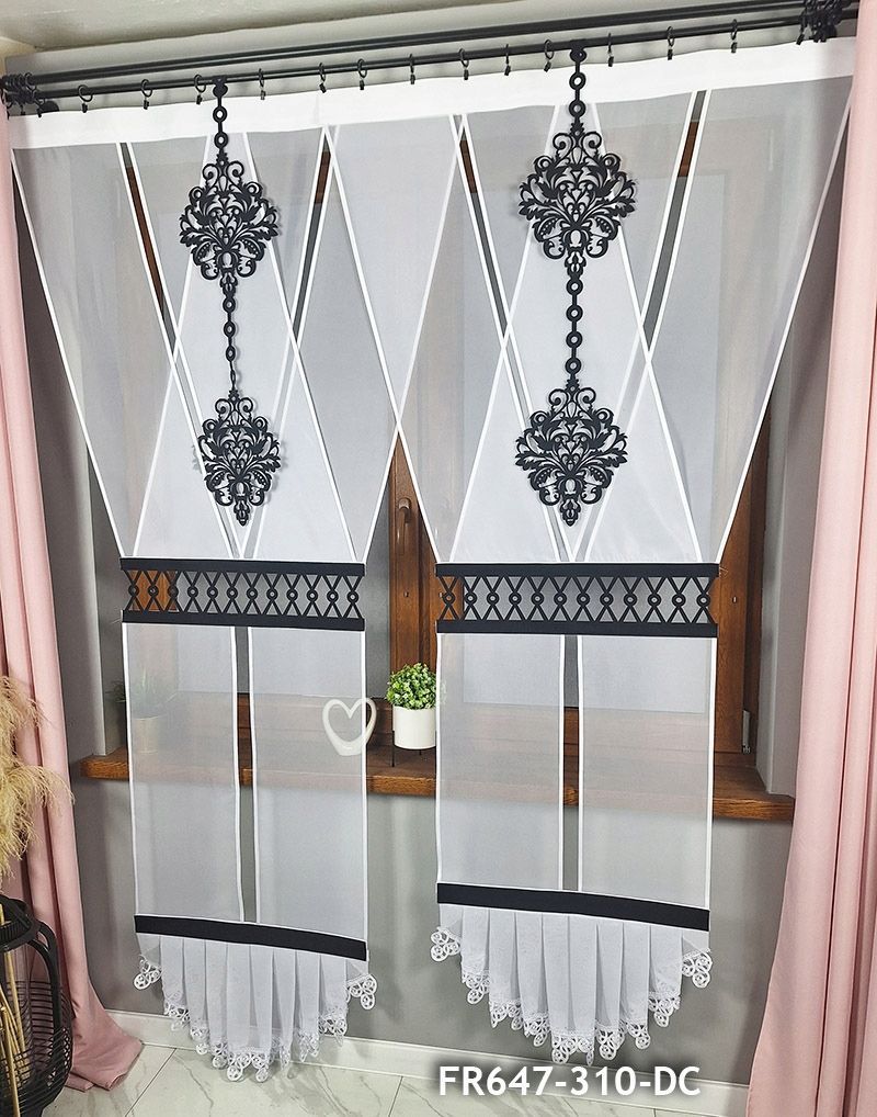  Užuolaida baltas vualis dekoratyvinė plokštė 100x60 ažūras kloste 60x100