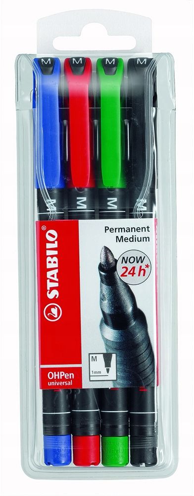  Filmmarker feder scheibe cd dvd stabilo open 4 pcs. x2