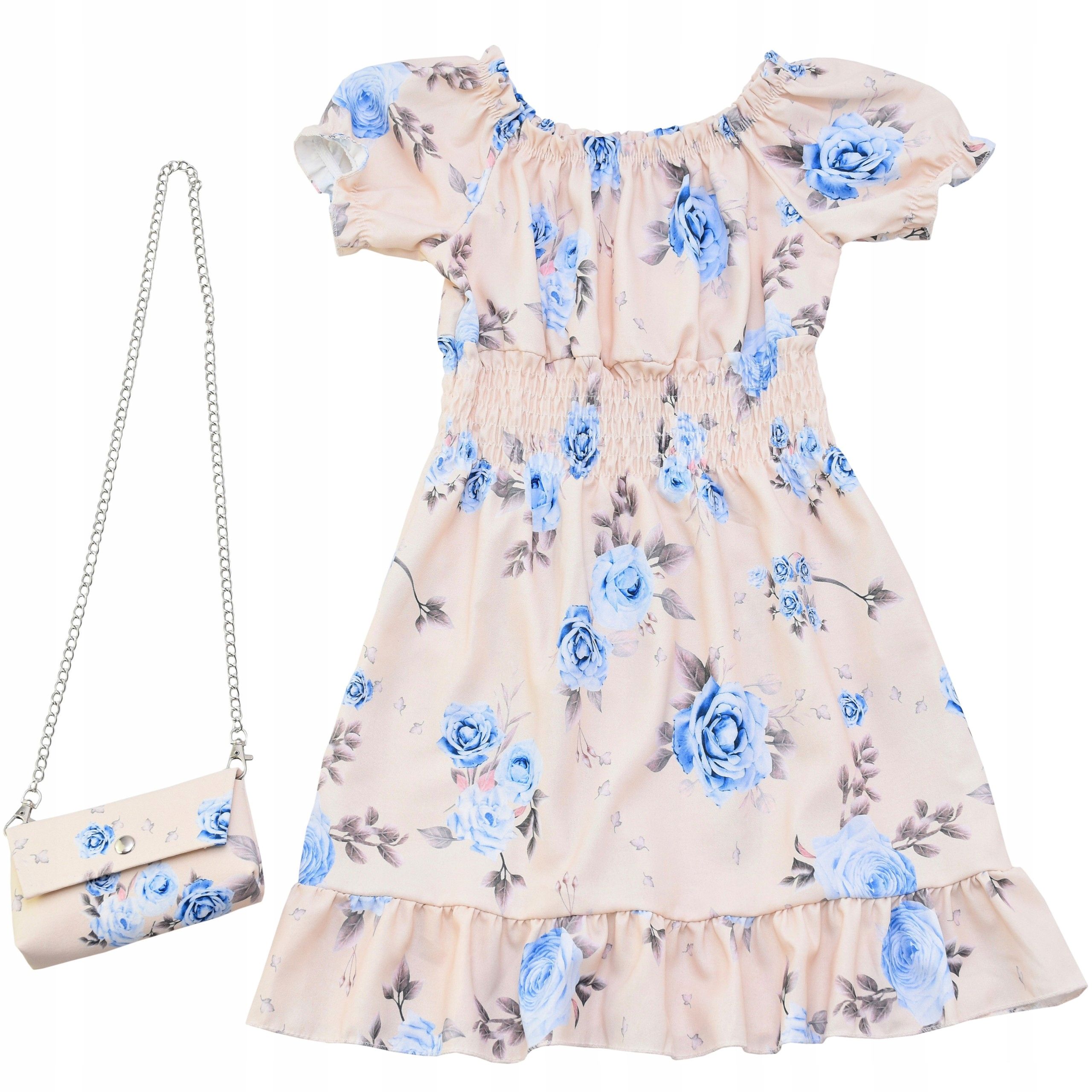  Kleid für mädchen weiß schmetterlinge handtasche jahr blumen muster für ein kind 6 y