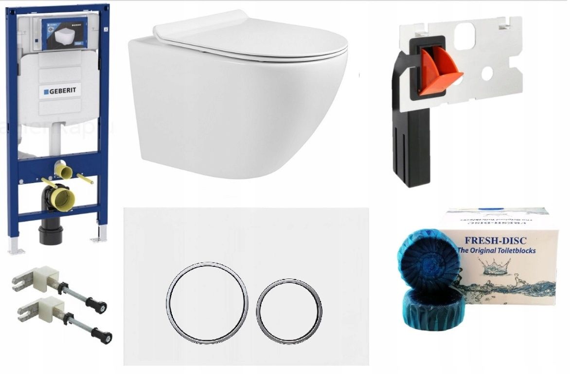  Wc rāmja komplekts geberit + atslēga + tualetes pods melns matēts + dēlis w/o+fresh