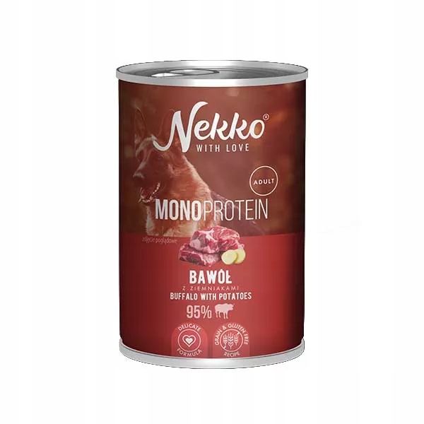  Nekko monoprotein adult toit märg koera jaoks lambaliha riisiga 400g