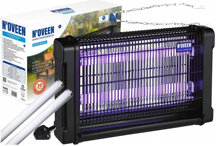  Insekticidinė lempa uodai peteliškės ikn20 black 100m2 uva