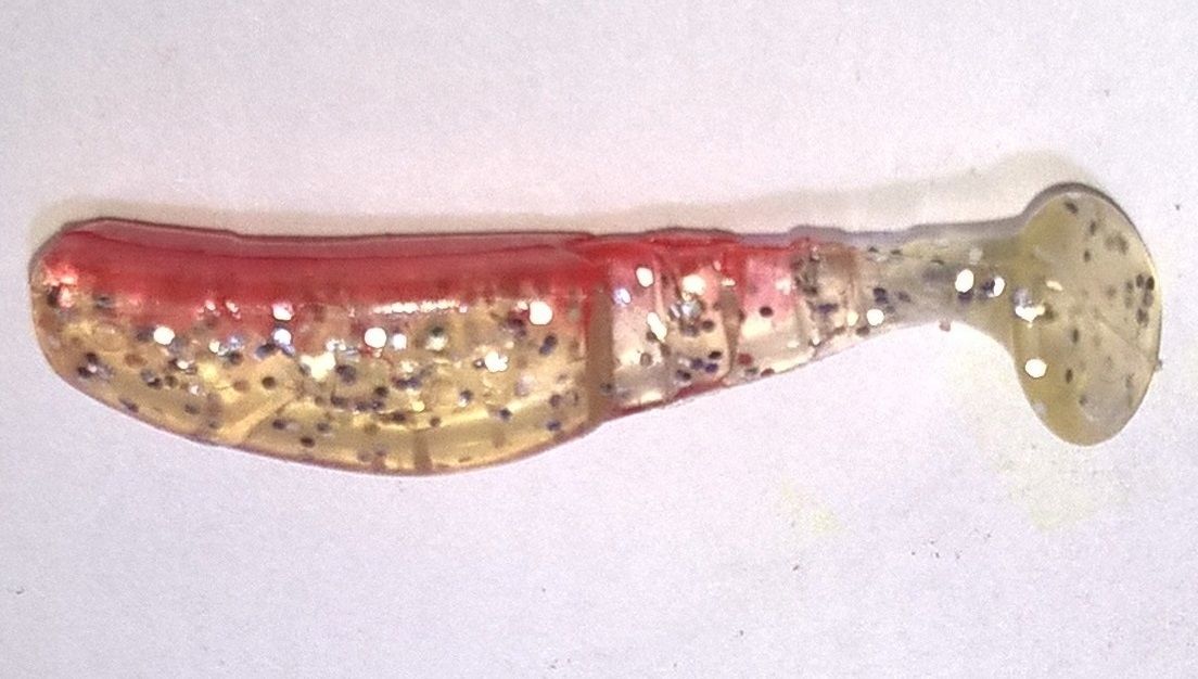  Manns predator 3,5cm geltonas su juodu grzbietem