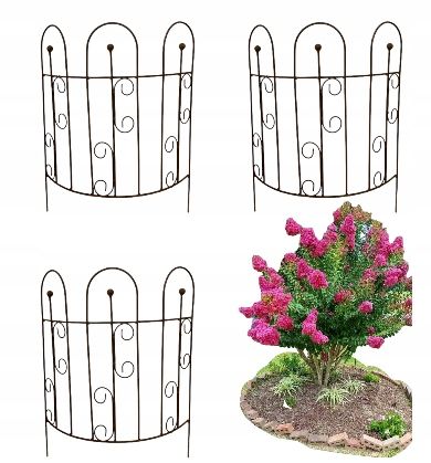  Support for bushes plants flower roses pergola 30/50cm single-seater semicircular