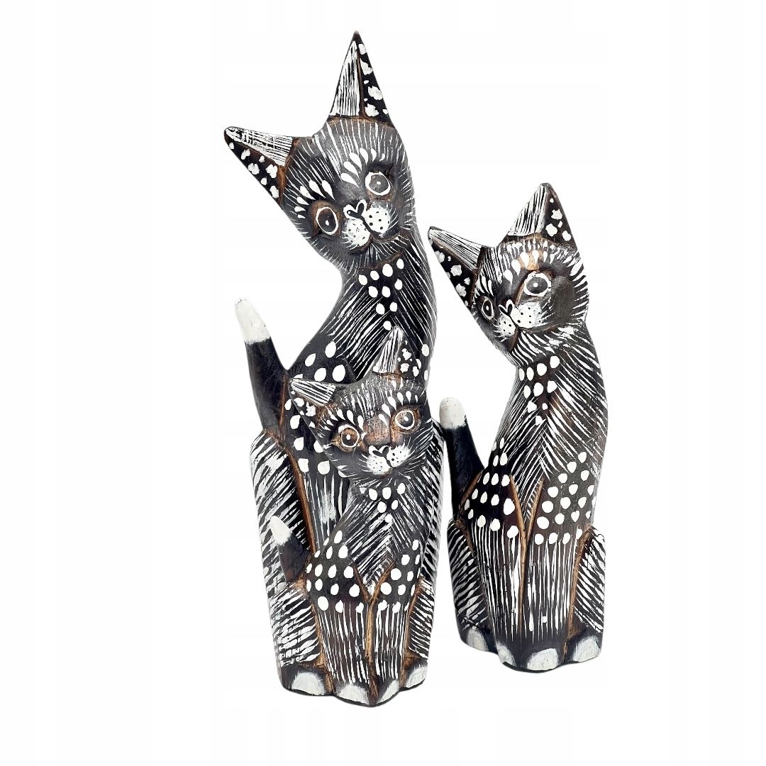  Katze kätzchen holzfigur wunderschön einzigartig dekoration oder geschenk 30cm