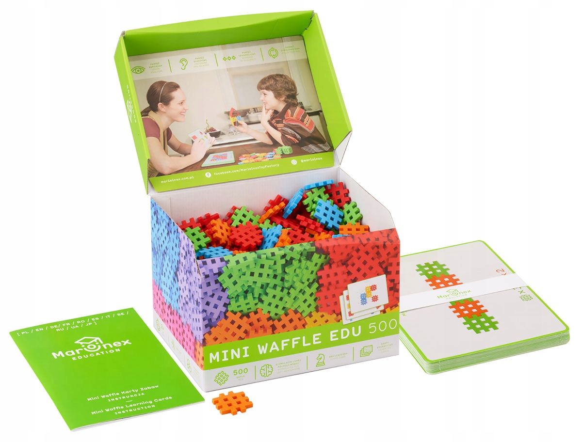  Pastell- blöcke marioinex waffle mini 300 pcs., 10 blätter lehrreich