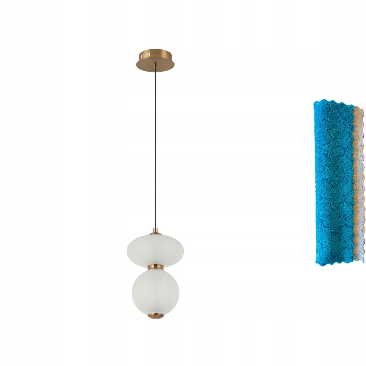  €€€ italux nico pnd-8545-4h-ab-wh pendant lamp
