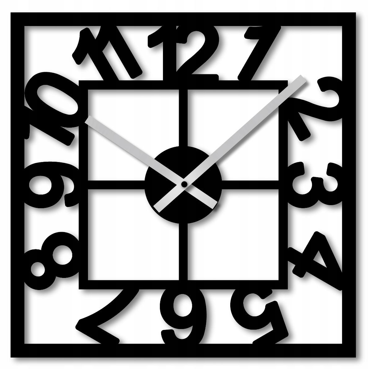  Wall clock 60 cm clock on the wall big clock openwork classic big numbers