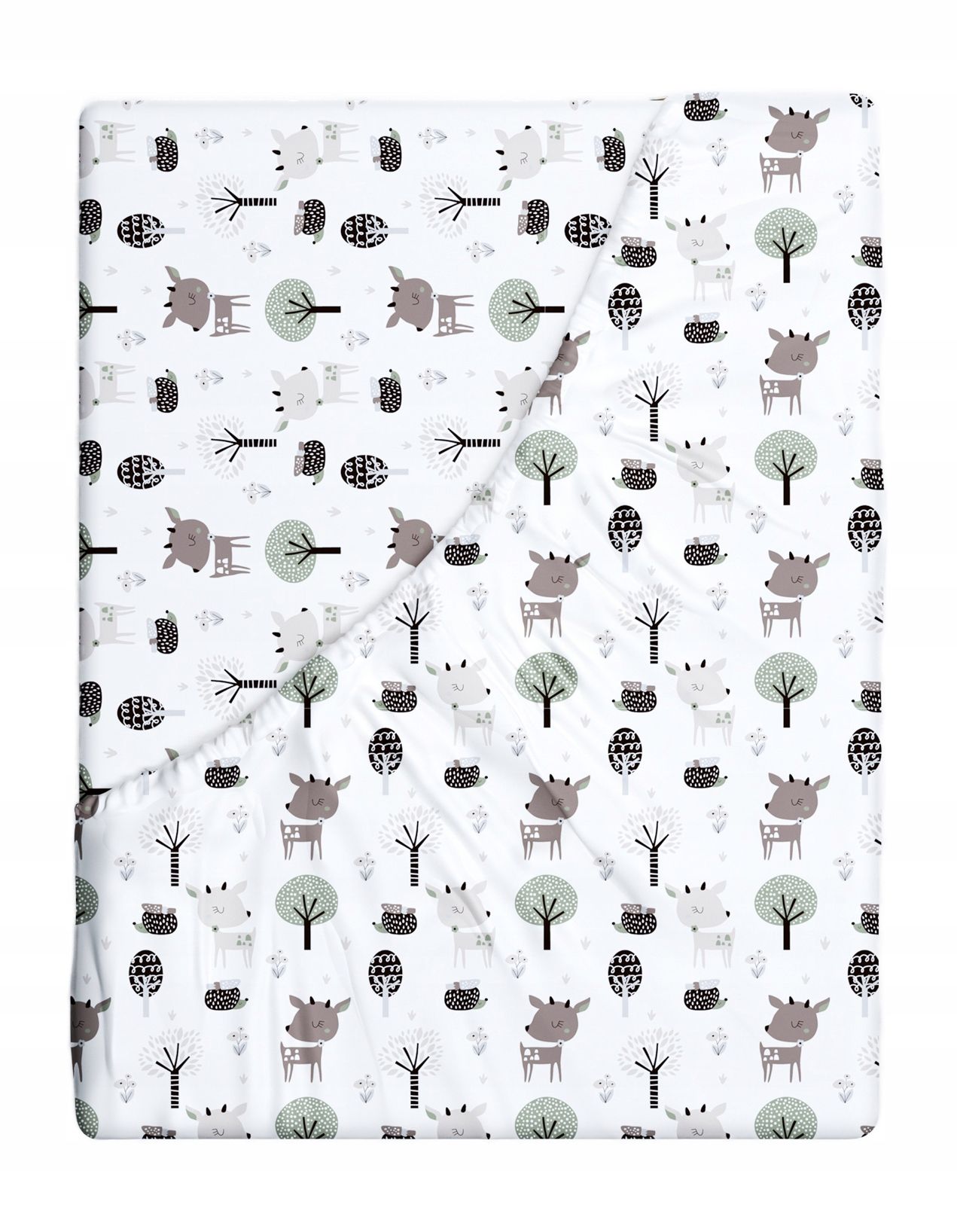  Cotton sheet with an eraser with patterns 120x60 fabric holidays 228sbi