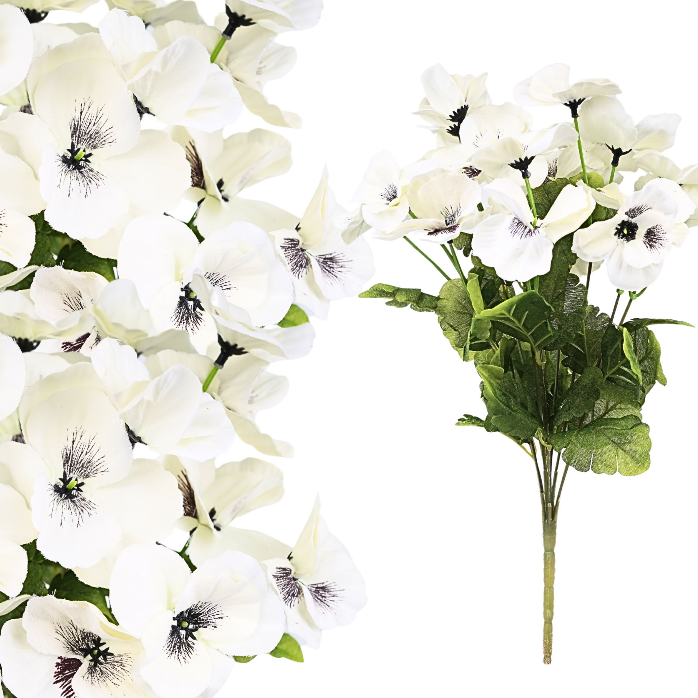  Mākslīgais zieds orhideja zars dekoratīvs rotājums florists pik 62cm