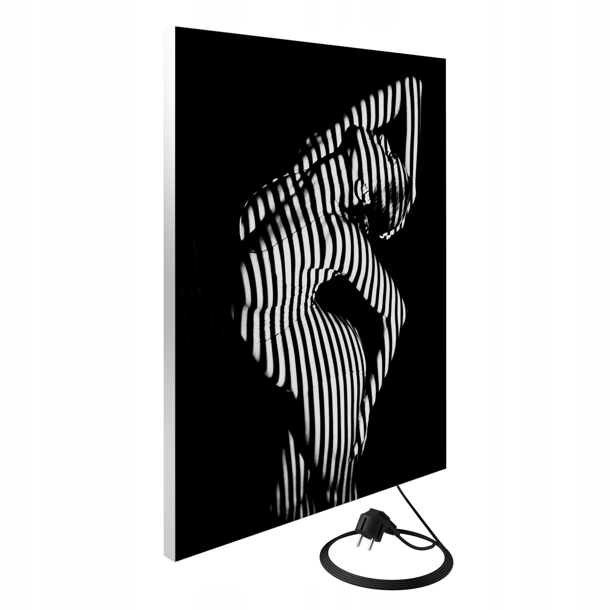  Sienas panelis ar led apgaismojumu 46 cm x 75 cm sēnes