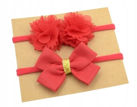  Stirnband für ein mädchen bantu rote farbe ren 2 pcs. weihnachtsset