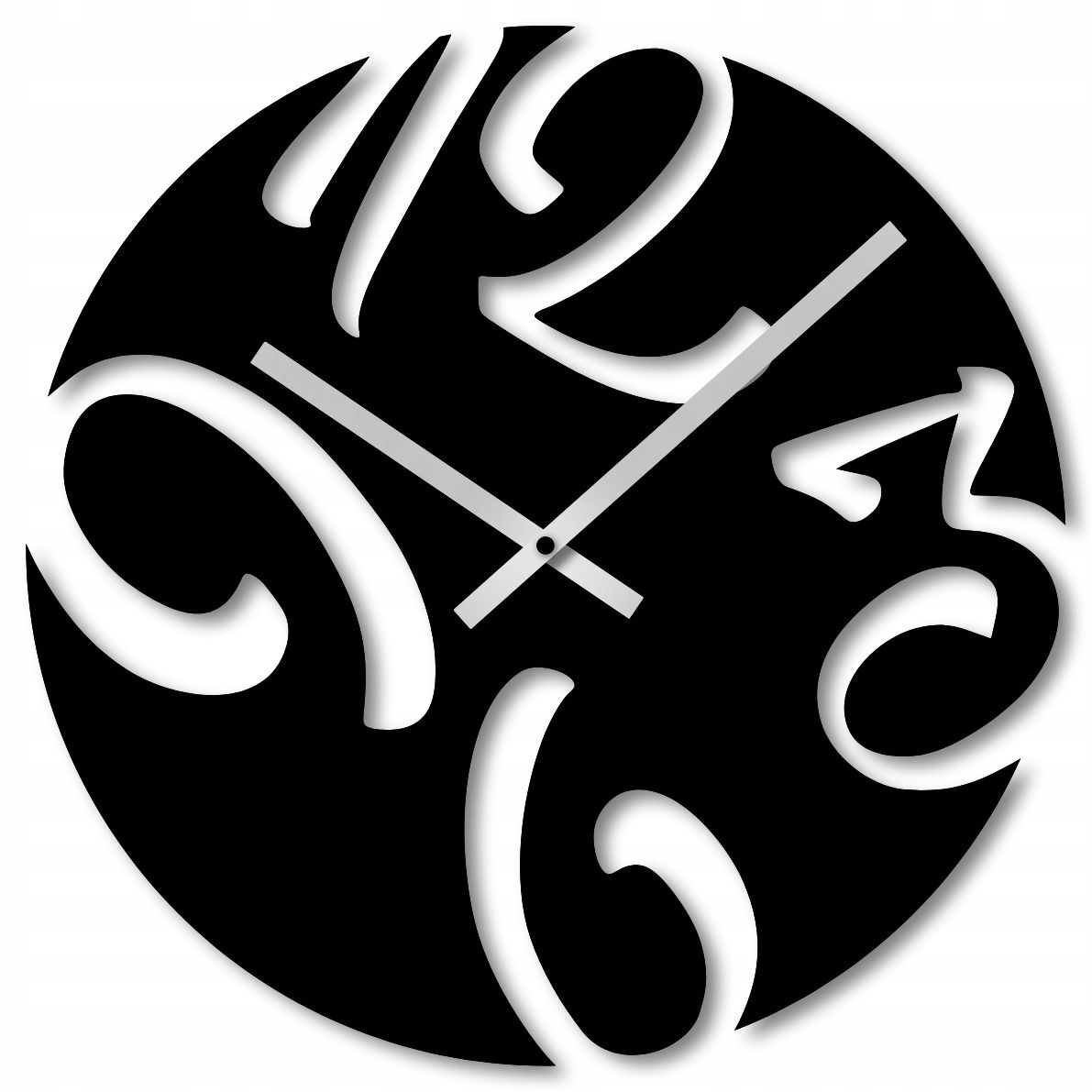  Wall clock 60 cm clock on the wall big clock openwork classic big numbers