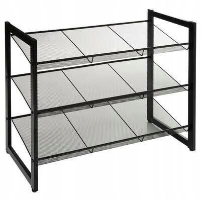  Bamboo shoe rack 3 levels on 9 pairs shoe