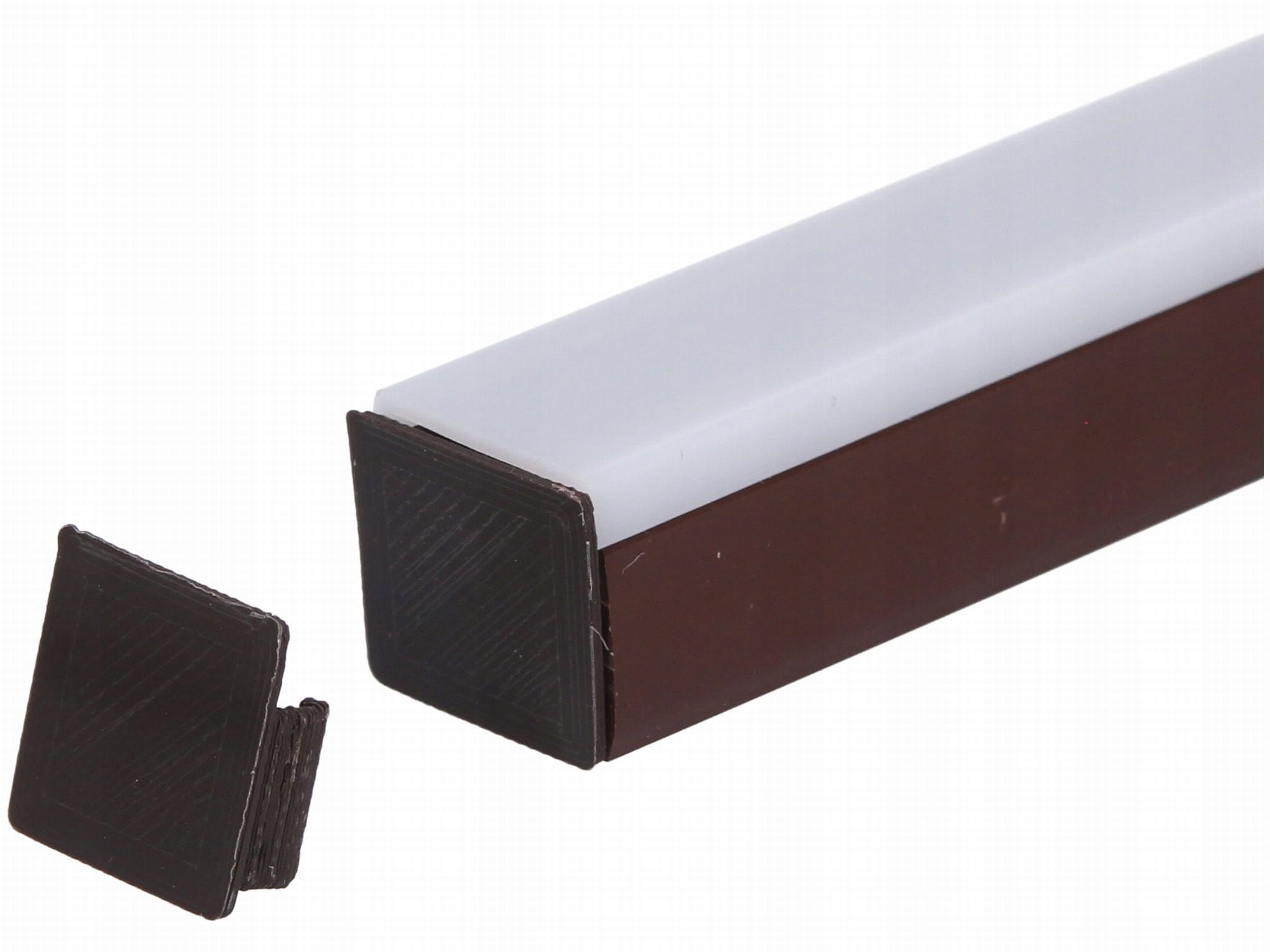  Dangtelis pvc corner juodos spalvos