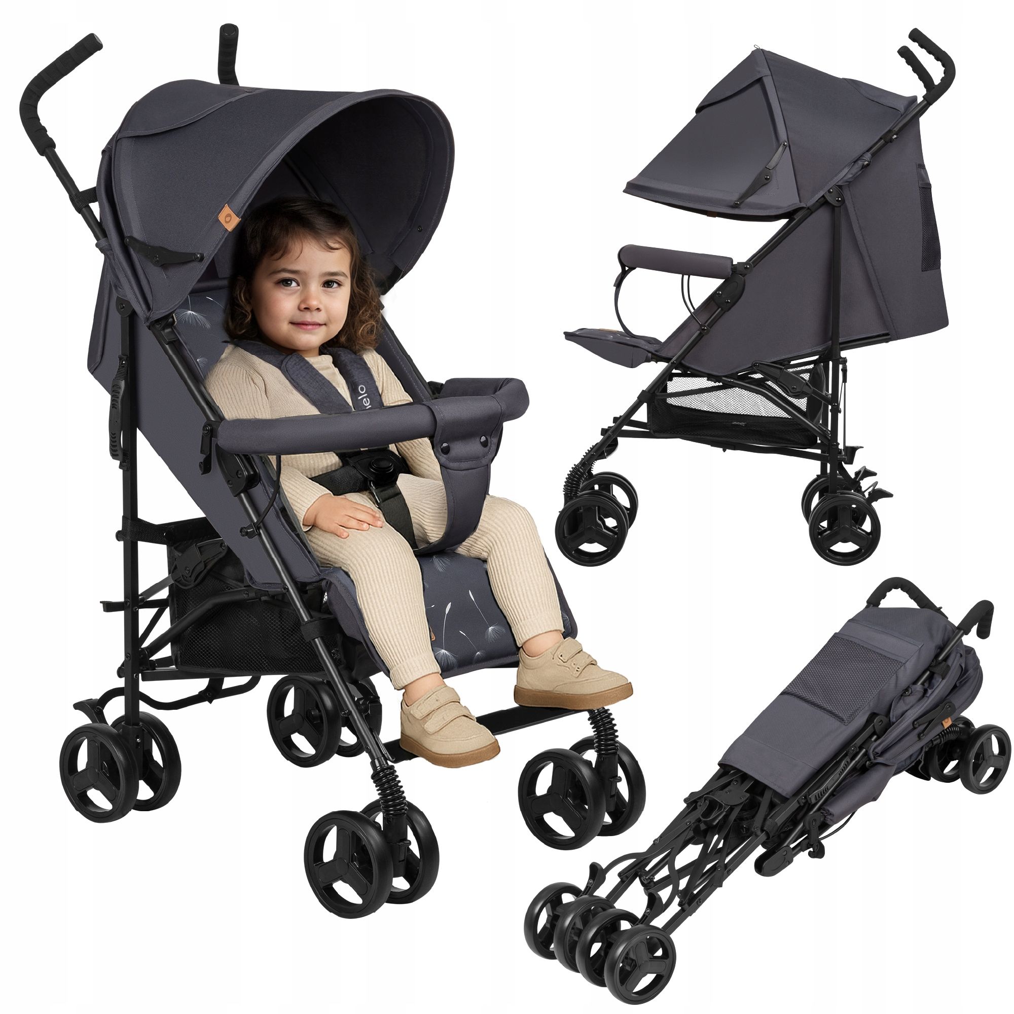  Light foldable sports stroller childish sports stroller umbrella lionelo elia