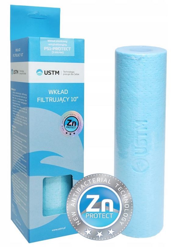  Ķermeni uz caurules 10" ustm big blue wf10bb1-2 (1")