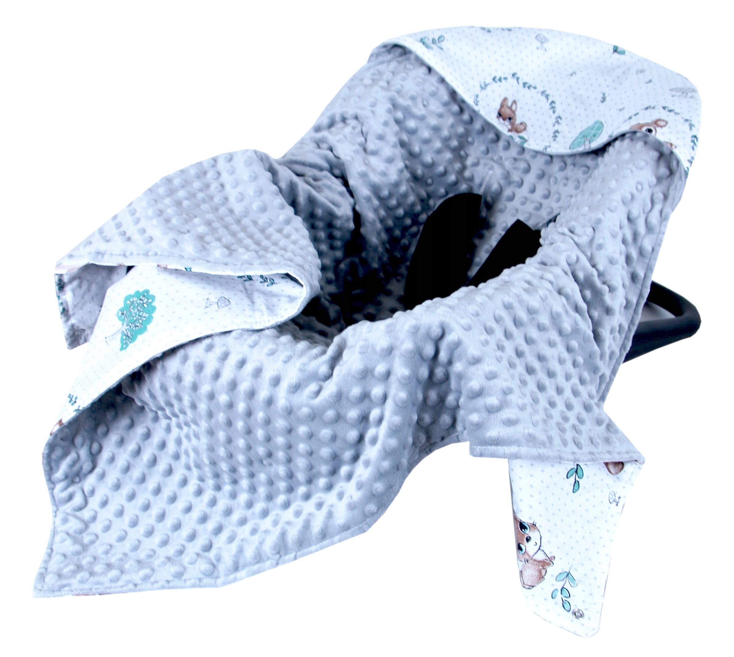  Babylux zakryté prikrývka prikryť pre autosedacku pre dopravcu mušelín muslin