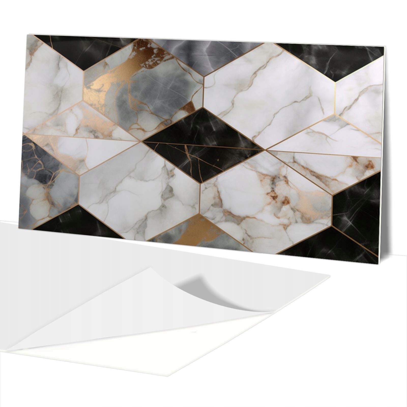  Lipīga plāksne pvc paneļi uz sienas marokānis patchwork 100x50cm