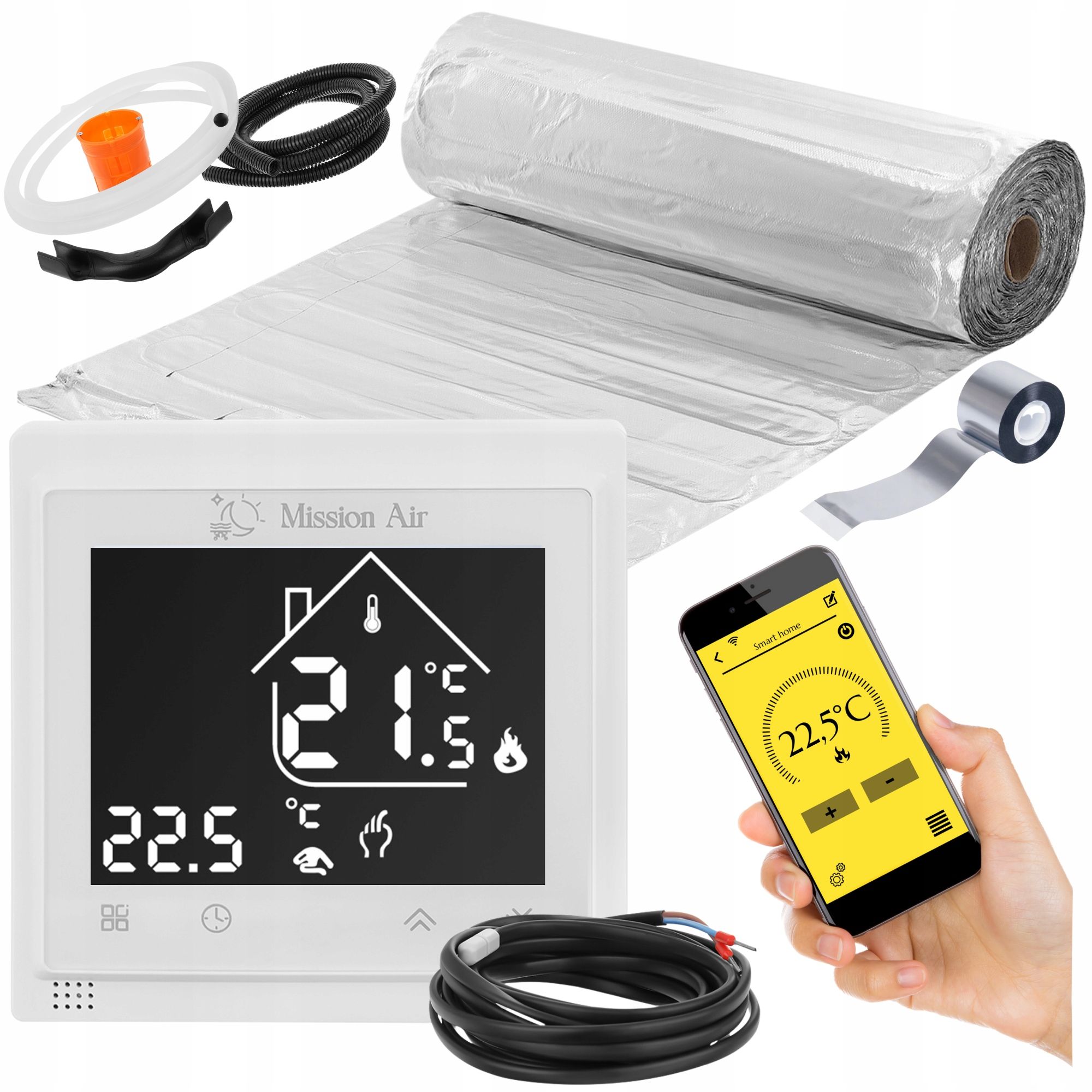  Komplekt soojenduspadi paneelide all mal-160w/m² 4m²