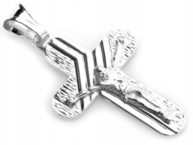  Silber anhänger am hals kreuz 925 für kinder i damen waage 1.84g religiöse gegenstände