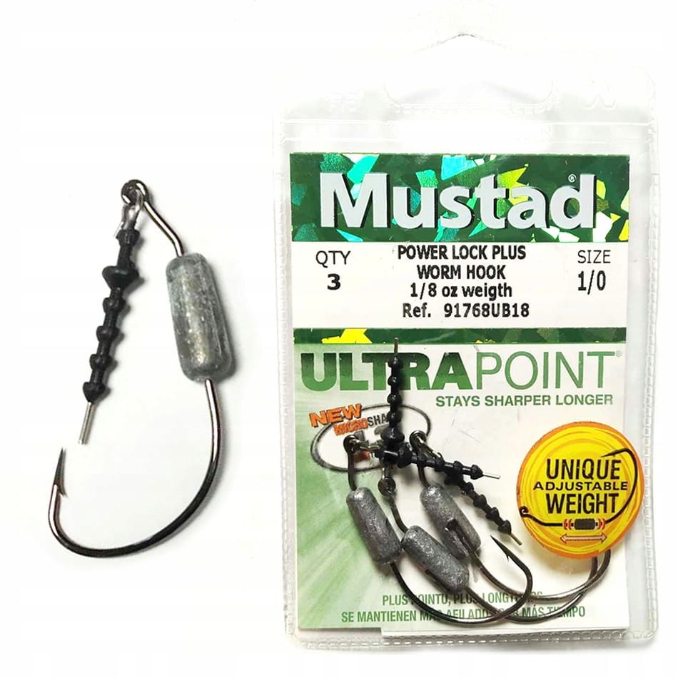  Háčik kompenzovať so závažiami 3,6g potvrdenie na návnadu mustad worm hook 1/0