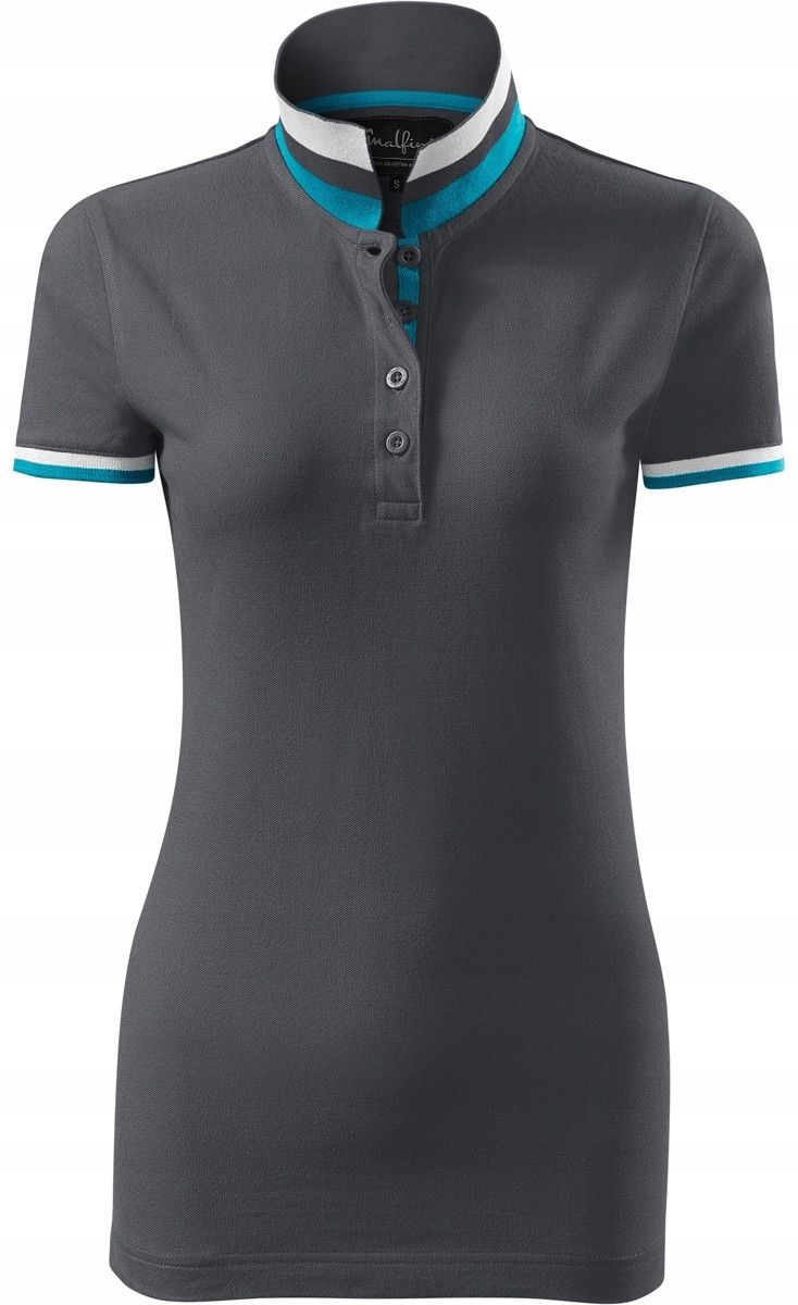  Malfini collar 257 moteriški polo marškinėliai kokybė xl