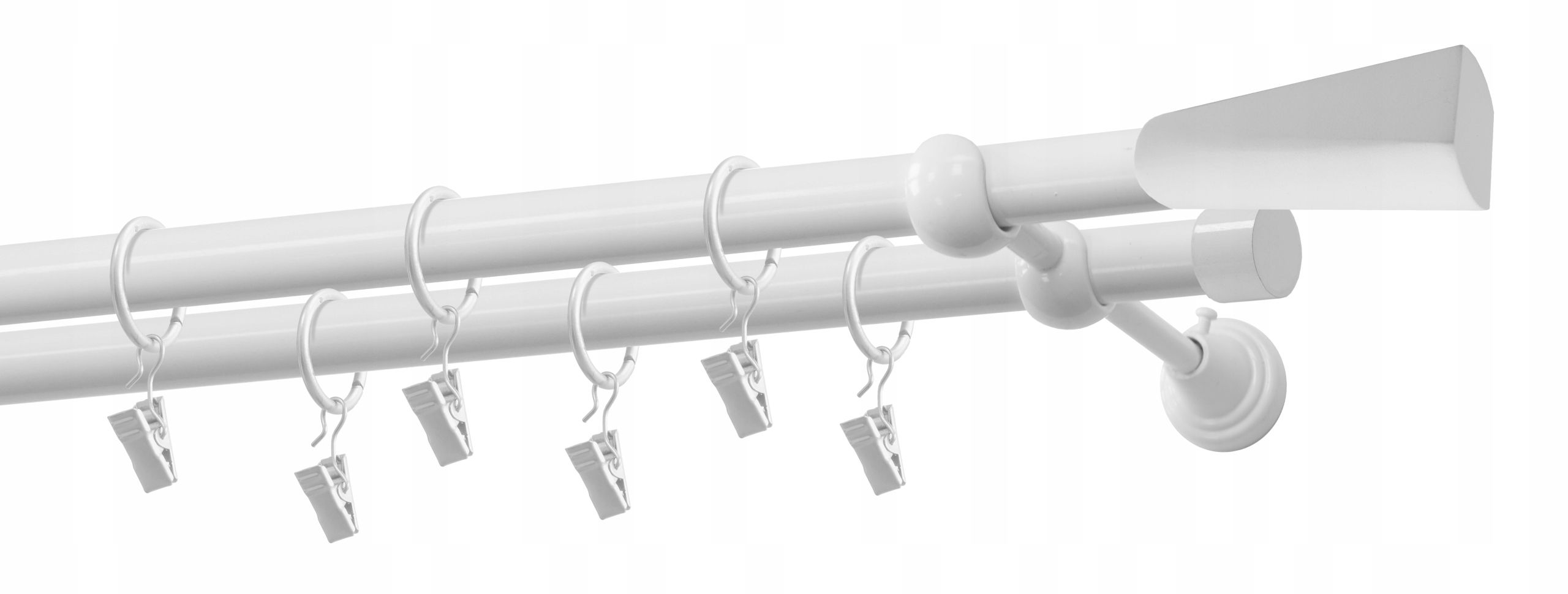  Dvigubas karnizas satinas 19 mm 240 cm