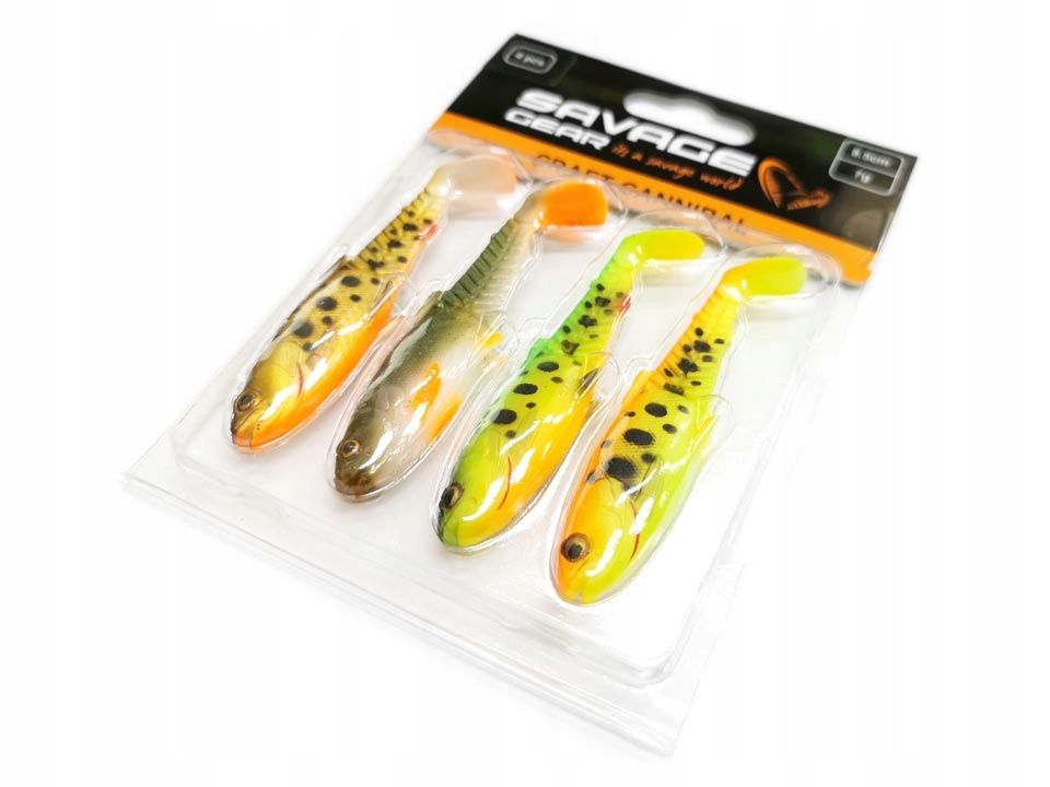  Komplektas craft cannibal dark water mix 8.5cm 4 vnt.