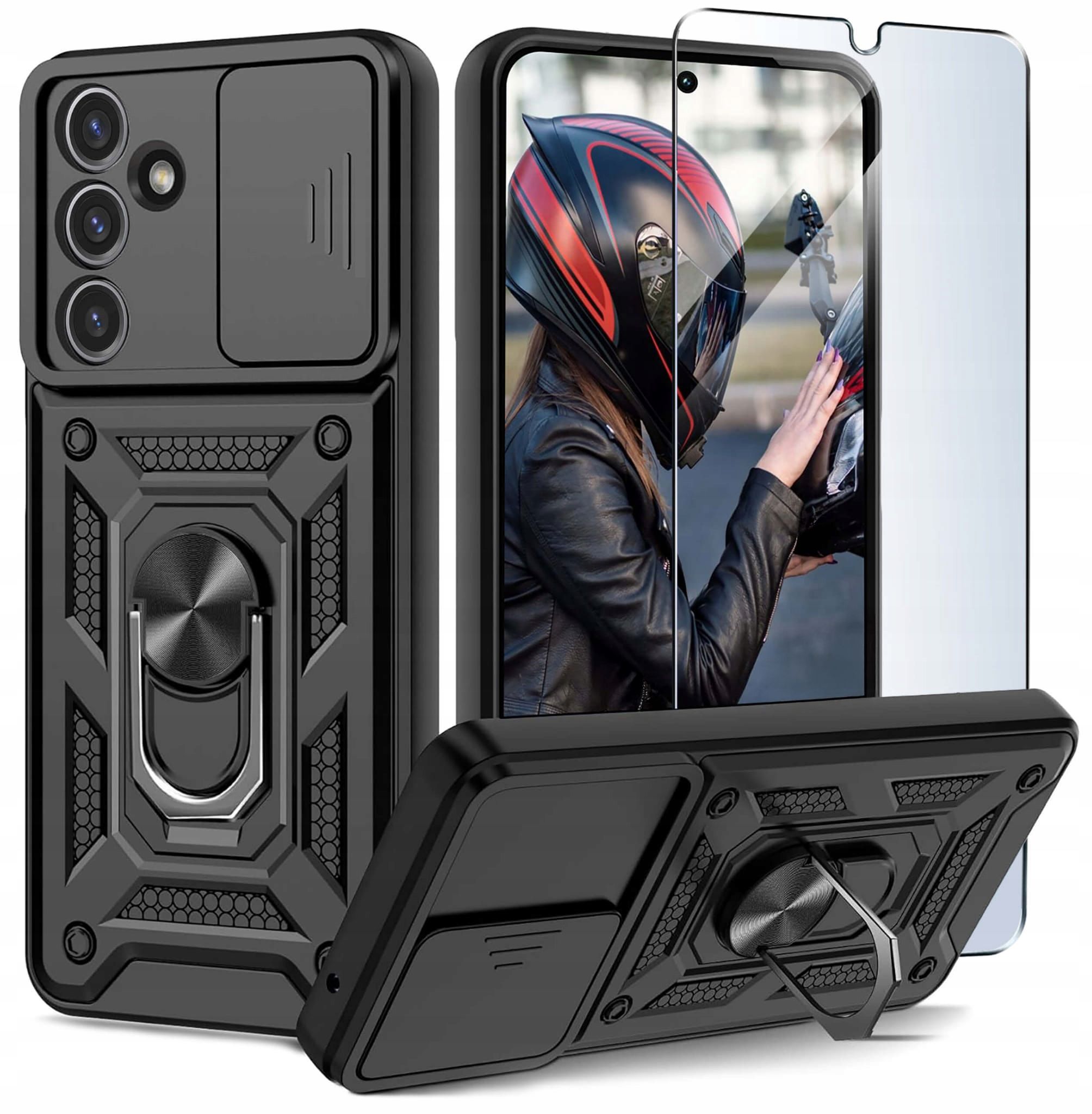  Protective case magsafe back case + 2x glass premium - samsung galaxy s25