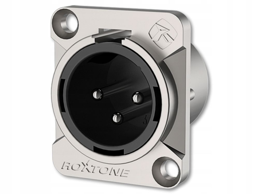  Kištukas xlr rx3fp roxtone jungtis mikrofonas moteriški