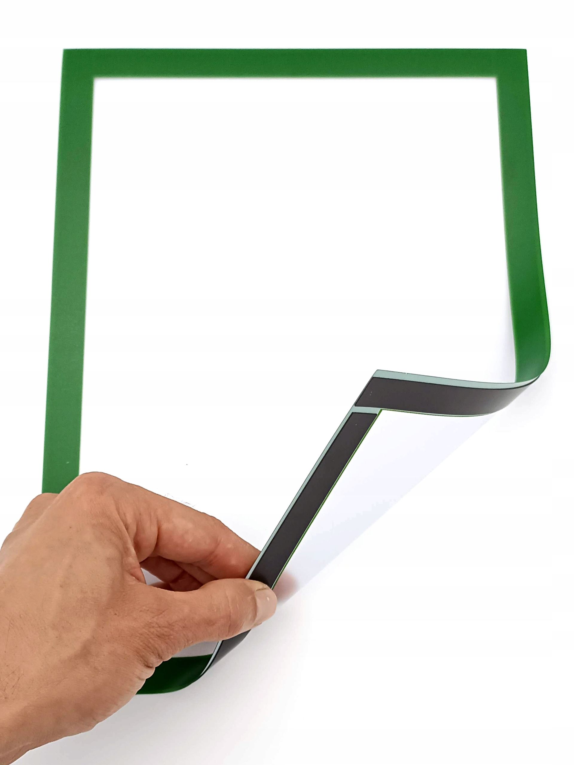  Magnetic frame a3, t-shirt for documents green