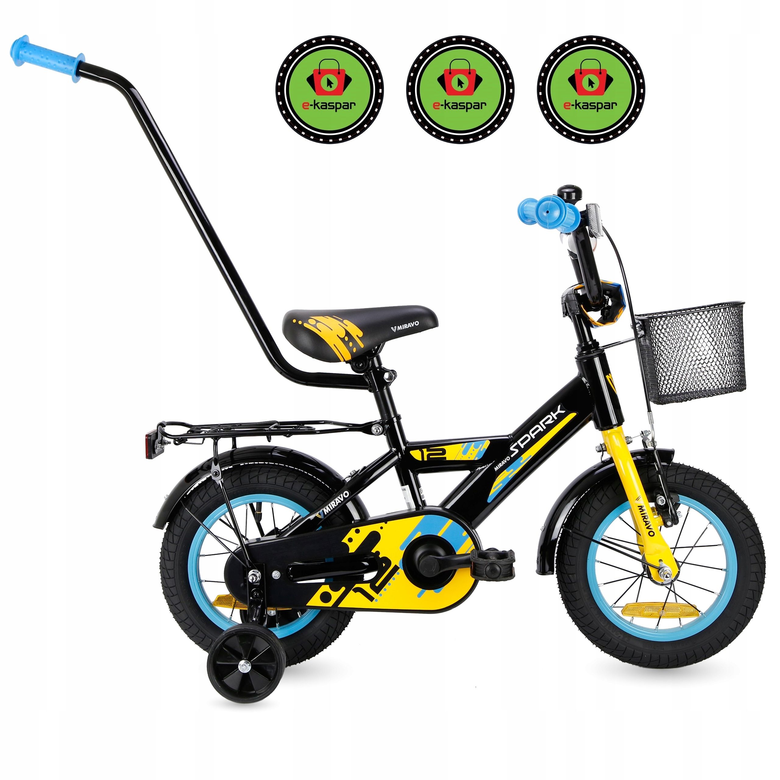  Detský bicykel 20 cali bicykel svetlo taška zatlačte rukoväť + bezplatne