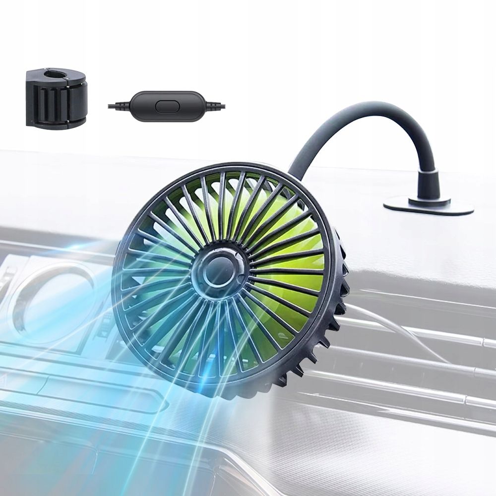  Ventilátor automobilový priemysel ventilátor ventilátor usb 26 10,5 5 cm przenosn čierny