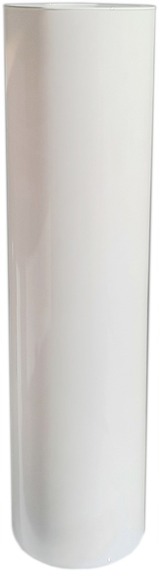  Vāze augsts glāze h60 cm oriģināls veidlapa balts spīdums spīdīgs