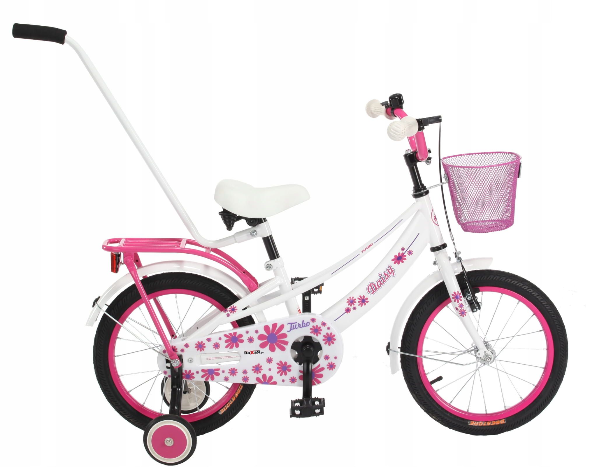  Bērnu velosipēds velosipēds bērniem starlet 16'' - pelēks/rozā