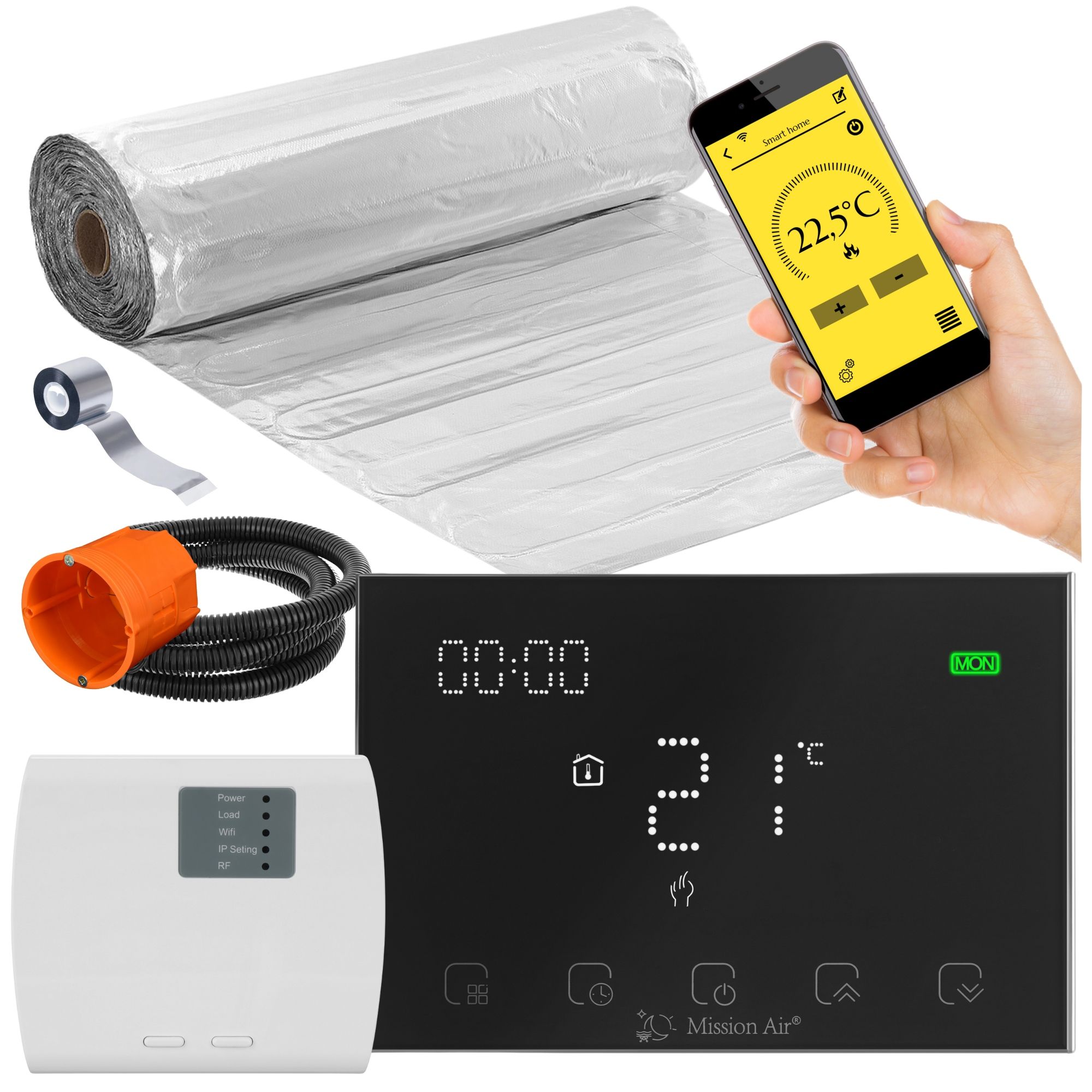  Komplekt soojenduspadi paneelide all mal-160w/m² 4m²