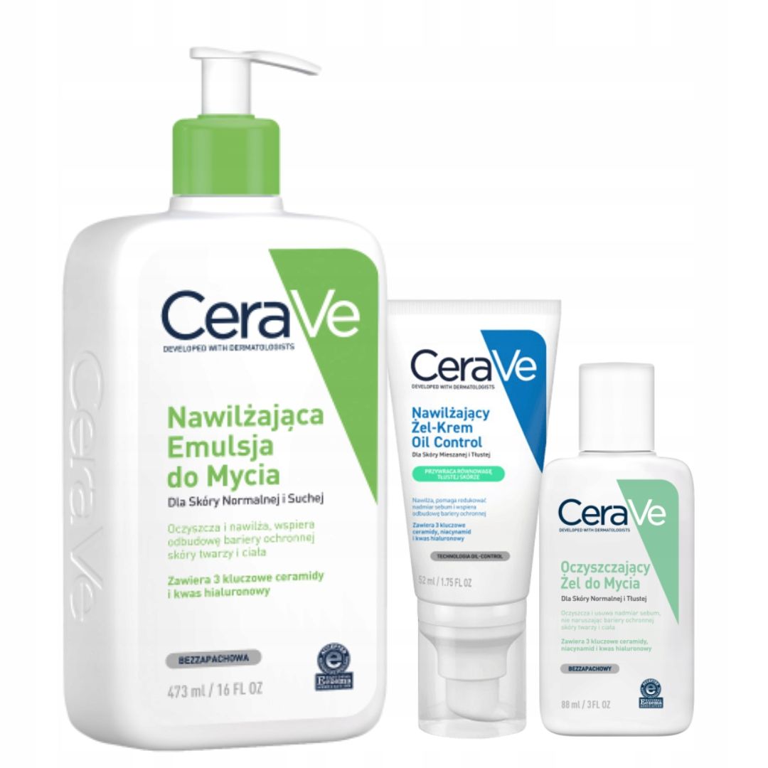  Cerave feuchtigkeitscreme gel-creme oil control + feuchtigkeitscreme gesichts spf 50