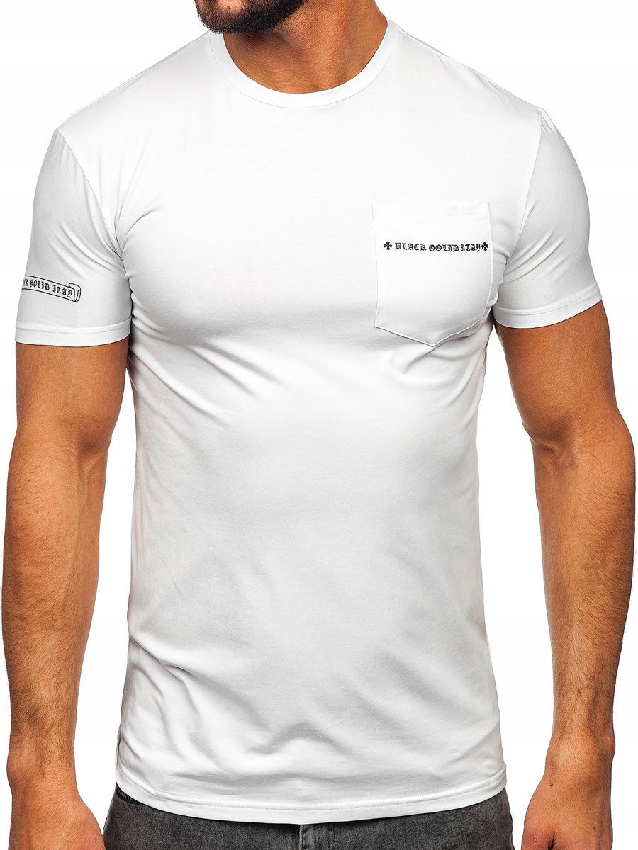  Herren-t-shirts rundhalsausschnitt denley größe m